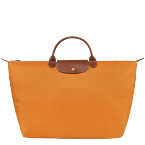 Longchamp Le Pliage Original L Vászon, Recycled canvas Utazótáskák Férfi Narancssárga | 27490DRIN