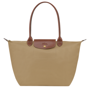 Longchamp Le Pliage Original L Vászon, Recycled canvas Válltáskák Női Bézs | 58167QZOE