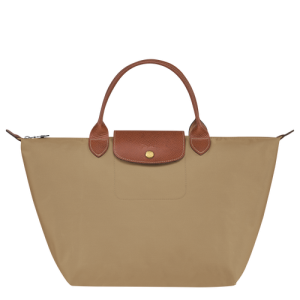 Longchamp Le Pliage Original M Vászon, Recycled canvas Kézitáska Női Bézs | 27318XSRG