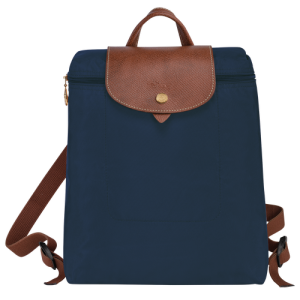 Longchamp Le Pliage Original Vászon, Recycled canvas Hátizsák Férfi Kék | 32418JDSL