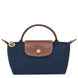 Longchamp Le Pliage Original Vászon, Recycled canvas Pouches Női Kék | 35049UAKC