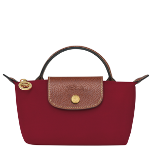 Longchamp Le Pliage Original Vászon, Recycled canvas Pouches Női Piros | 67234SXPY