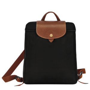 Longchamp Le Pliage Original Vászon, Recycled canvas Hátizsák Férfi Fekete | 84237KLZA