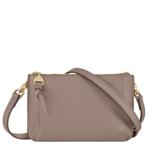 Longchamp Mailbox Bőr Crossbody Táska Női Bézs | 82947TMJR