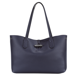 Longchamp Roseau Essential Bőr Válltáskák Női Kék | 40195LHDT