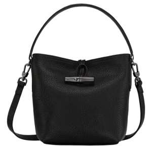 Longchamp Roseau Essential S Bőr Crossbody Táska Női Fekete | 43975WBUG